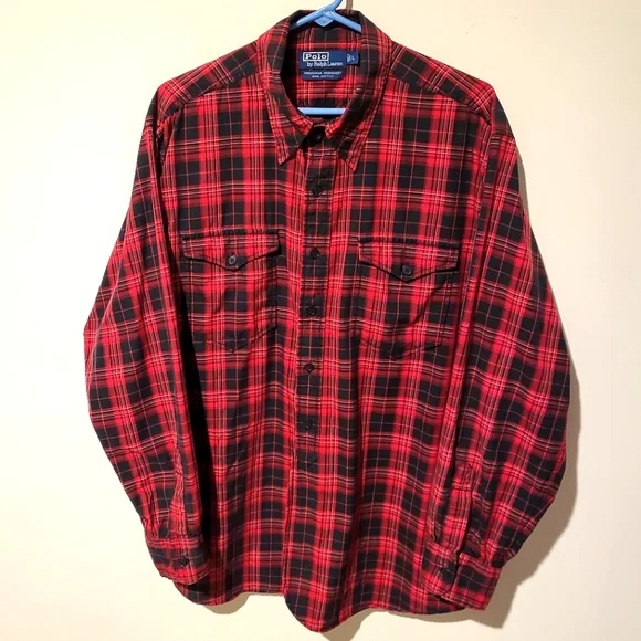 Polo by Ralph Lauren WOODS MAN WORKSHIRT Polo Ralph Lauren | Shirts | Polo Ralph Lauren Woodsman Workshirt  Lumberjack Pattern Shirt Size Large | Poshmark